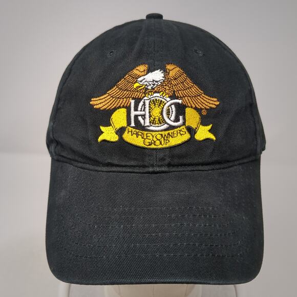 Harley Owners Group Sacramento Ca Chapter Slideback Baseball Cap Black One Size - Picture 2 of 9
